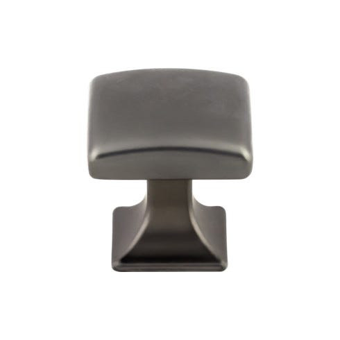 Top Knobs Contour 1 1/8" Length Square Knob, Ash Gray - TK721AG