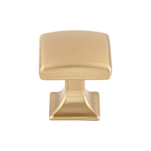 Top Knobs Contour 1 1/8" Length Square Knob, Honey Bronze - TK721HB