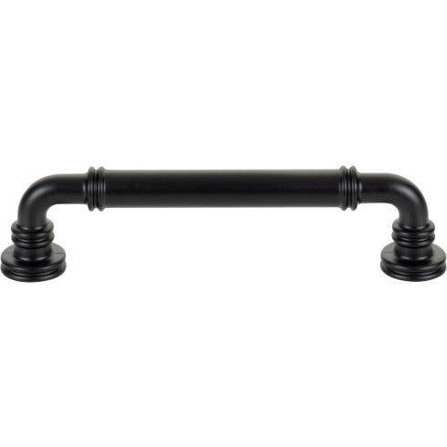 Top Knobs Cranford 5 1/16" Center to Center Bar Pull, Flat Black - TK3142BLK