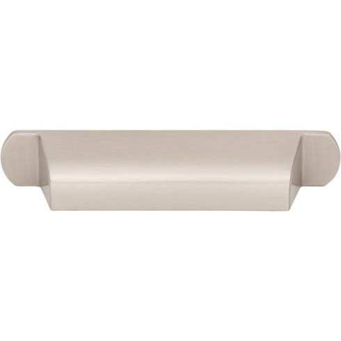 Top Knobs Cressing 3 3/4" Center to Center Cup/Bin Pull, Brushed Satin Nickel - TK3361BSN