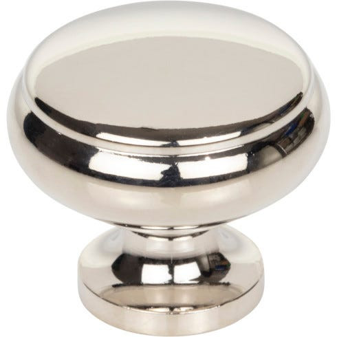 Top Knobs Cumberland 1 1/4" Diameter Round Knob, Polished Nickel - TK3090PN