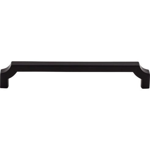 Top Knobs Davenport 6 5/16" Center to Center Bar Pull, Flat Black - TK3023BLK