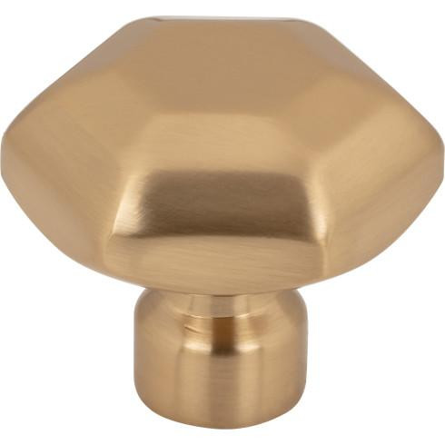 Top Knobs Dustin 1 1/4" Length Geometric Knob, Honey Bronze - TK3200HB