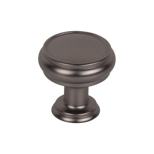 Top Knobs Eden 1 3/16" Diameter Mushroom Knob, Ash Gray - TK831AG