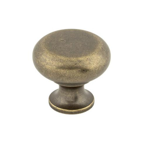 Top Knobs Flat Faced Knob 1 1/4" - German Bronze - M276
