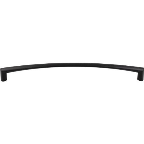 Top Knobs Griggs Pull 12" (c-c) - Flat Black - TK3394BLK