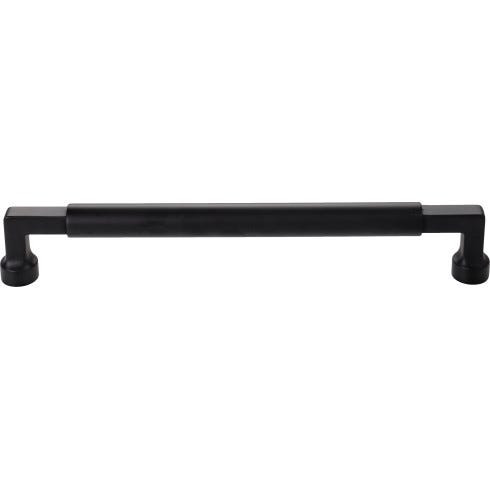 Top Knobs Cumberland 12" Center to Center Appliance Pull, Flat Black - TK3097BLK