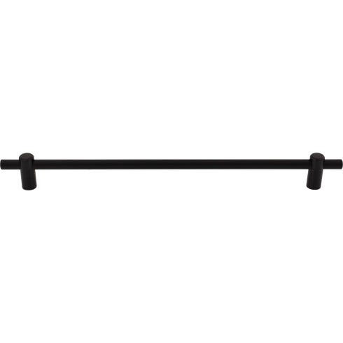 Top Knobs Dempsey 18" Center to Center Bar Pull, Flat Black - TK3259BLK