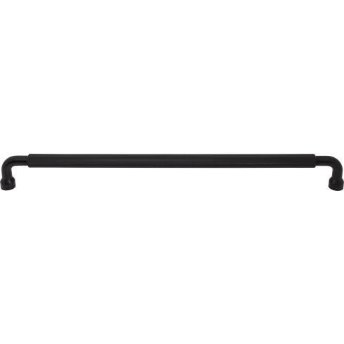 Top Knobs Garrison 18" Center to Center Bar Pull, Flat Black - TK3269BLK