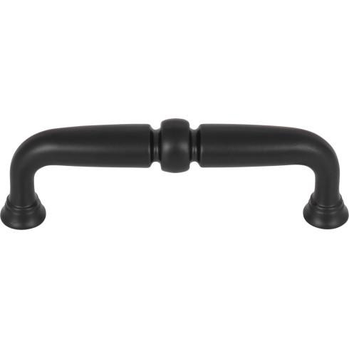 Top Knobs Henderson 3 3/4" Center to Center Bar Pull, Flat Black - TK1021BLK
