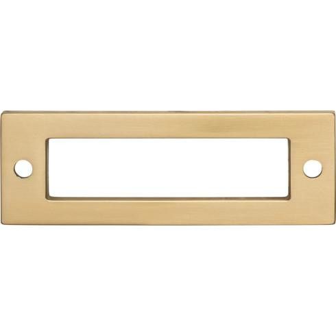 Top Knobs Hollin Backplate 3" Center to Center , Honey Bronze - TK923HB