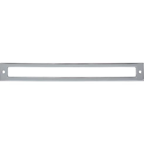 Top Knobs Hollin Backplate 8 13/16" Center to Center, Polished Chrome - TK928PC