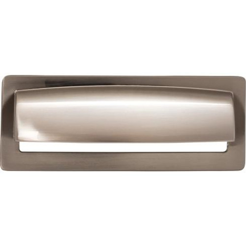 Top Knobs Hollin Cup Pull 3 3/4" (c-c) - Brushed Satin Nickel - TK937BSN