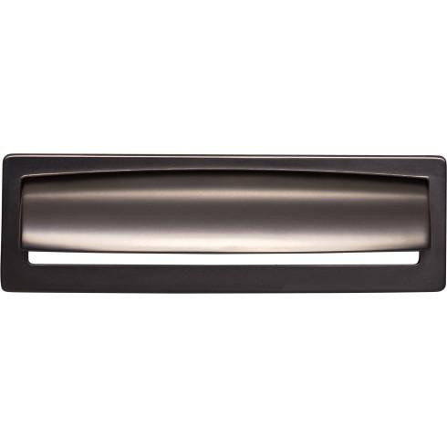 Top Knobs Hollin 5 1/16" Center to Center Cup/Bin Pull, Ash Gray - TK938AG