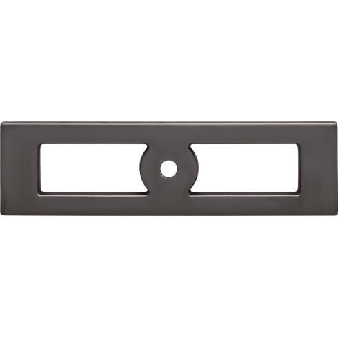 Top Knobs Hollin 4 9/32" Length Rectangle Knob, Ash Gray - TK922AG