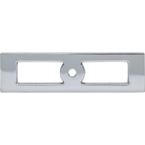 Top Knobs Hollin 4 9/32" Length Rectangle Knob, Polished Chrome - TK922PC