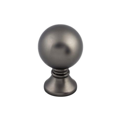 Top Knobs Kara 1" Diameter Round Knob, Ash Gray - TK801AG
