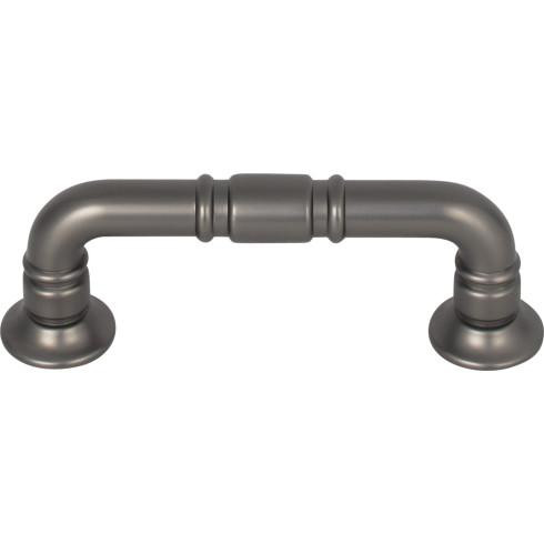 Top Knobs Kent 3" Center to Center Bar Pull, Ash Gray - TK1001AG