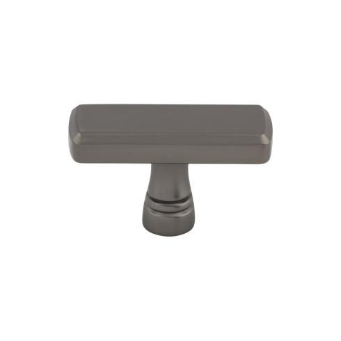 Top Knobs Kingsbridge 1 7/8" Length Rectangle Knob, Ash Gray - TK851AG