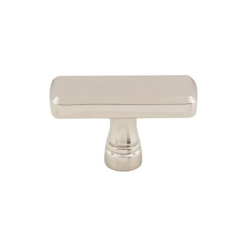 Top Knobs Kingsbridge 1 7/8" Length Rectangle Knob, Polished Nickel - TK851PN