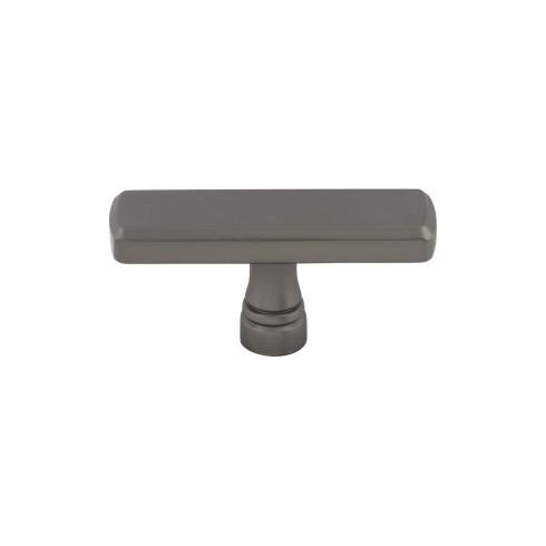 Top Knobs Kingsbridge 2 3/8" Length Rectangle Knob, Ash Gray - TK852AG