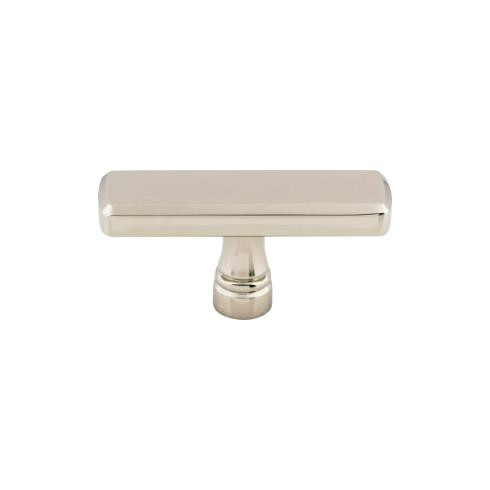 Top Knobs Kingsbridge 2 3/8" Length Rectangle Knob, Polished Nickel - TK852PN