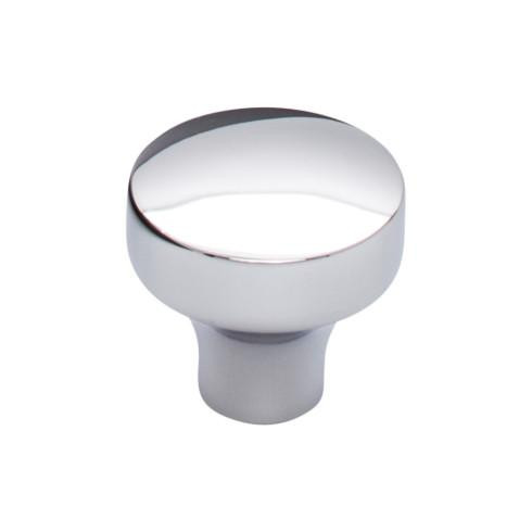 Top Knobs Kinney 1 1/4" Diameter Round Knob, Polished Chrome - TK901PC