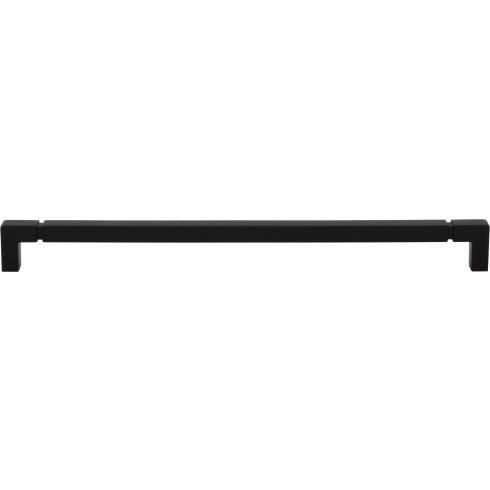 Top Knobs Langston Pull 12" (c-c) - Flat Black - TK3226BLK