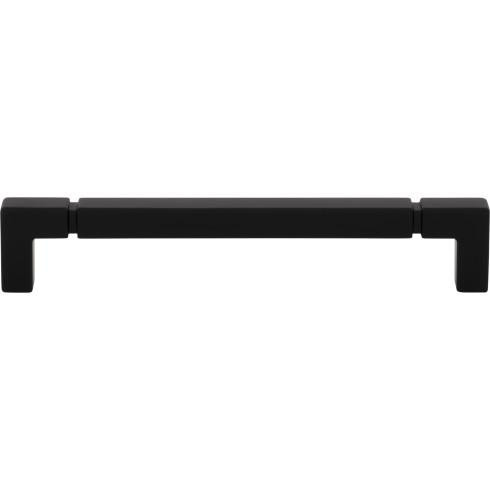 Top Knobs Langston 6 5/16" Center to Center Bar Pull, Flat Black - TK3223BLK