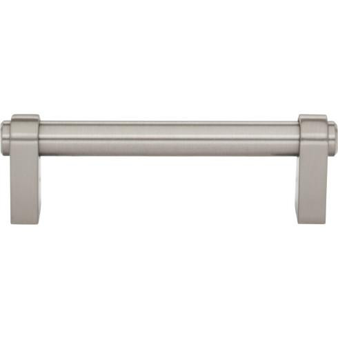 Top Knobs Lawrence 3 3/4" Center to Center Bar Pull, Brushed Satin Nickel - TK3210BSN