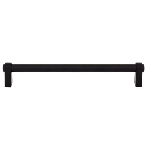 Top Knobs Lawrence 6 5/16" Center to Center Bar Pull, Flat Black - TK3212BLK