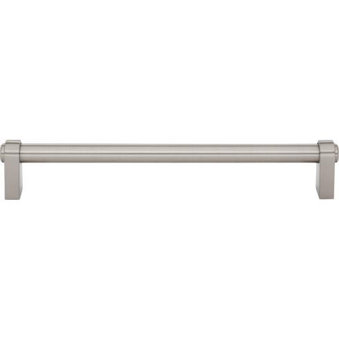 Top Knobs Lawrence 7 9/16" Center to Center Bar Pull, Brushed Satin Nickel - TK3213BSN
