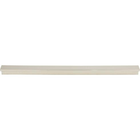 Top Knobs Minetta 12" Center to Center Finger Pull, Polished Nickel - TK1046PN