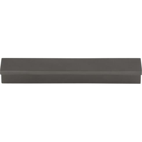 Top Knobs Minetta 3 3/4" Center to Center Finger Pull, Ash Gray - TK1041AG