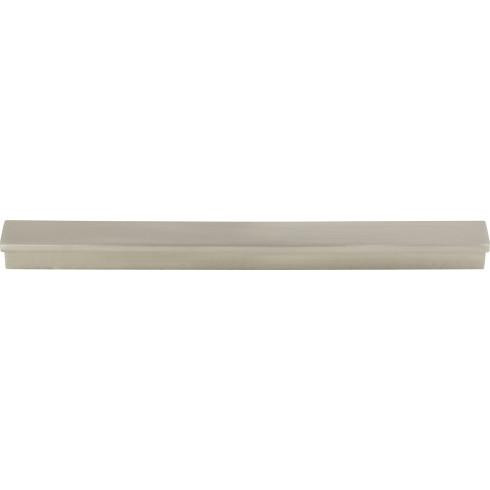 Top Knobs Minetta 7 9/16" Center to Center Finger Pull, Brushed Satin Nickel - TK1044BSN