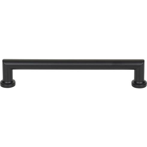 Top Knobs Morris 6 5/16" Center to Center Bar Pull, Flat Black - TK3153BLK