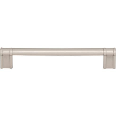 Top Knobs Newburn 6 5/16" Center to Center Bar Pull, Brushed Satin Nickel - TK3384BSN