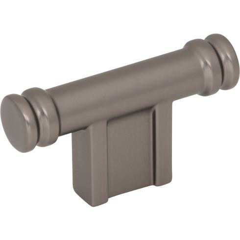 Top Knobs Newburn 2 1/4" Length Bar Knob, Ash Gray - TK3380AG