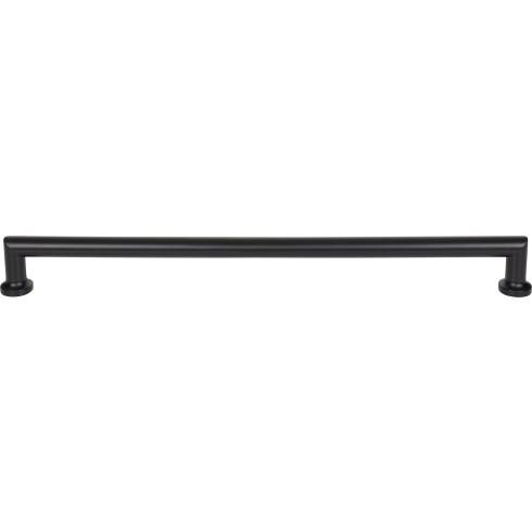 Top Knobs Morris 18" Center to Center Appliance Pull, Flat Black - TK3158BLK