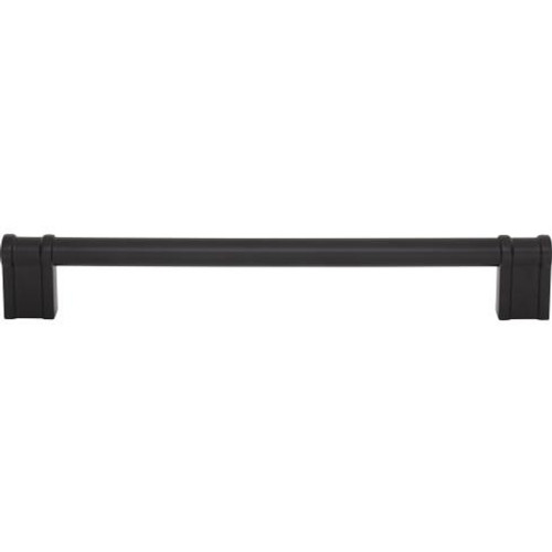 Top Knobs Newburn Appliance Pull 18" (c-c) - Flat Black - TK3389BLK