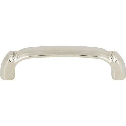 Top Knobs Pomander Pull 3 3/4" (c-c) - Polished Nickel - TK1031PN