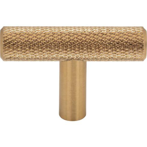Top Knobs Prestwick 2" T-Knob, Honey Bronze - TK3240HB