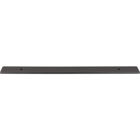 Top Knobs Radcliffe Appliance Backplate 12" Center to Center, Ash Gray - TK3287AG