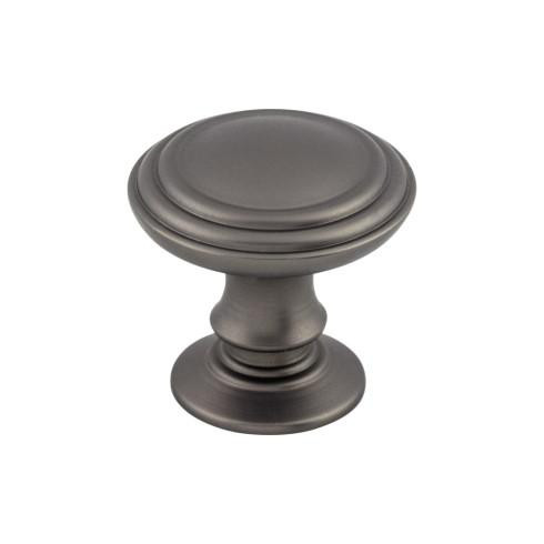 Top Knobs Reeded Knob 1 1/4" - Ash Gray - TK320AG