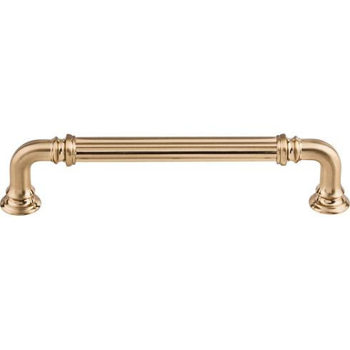 Top Knobs Reeded 5" Center to Center Bar Pull, Honey Bronze - TK323HB