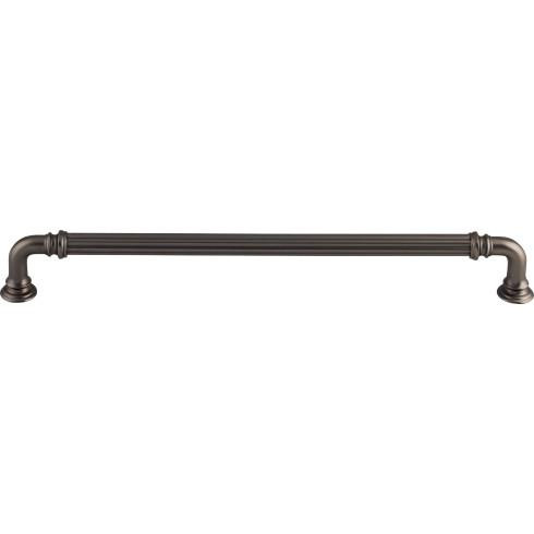 Top Knobs Reeded Pull 9" (c-c) - Ash Gray - TK325AG