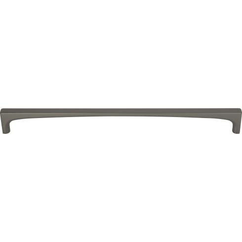 Top Knobs Riverside Pull 12" (c-c) - Ash Gray - TK1017AG