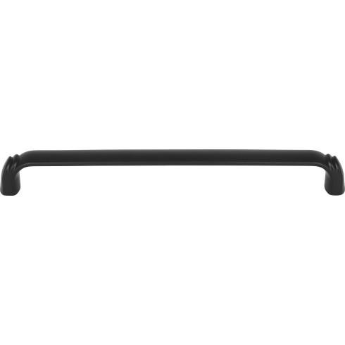 Top Knobs Pomander Appliance Pull 12" (c-c) - Flat Black - TK1037BLK
