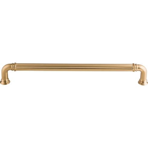 Top Knobs Reeded Appliance Pull 12" (c-c) - Honey Bronze - TK327HB