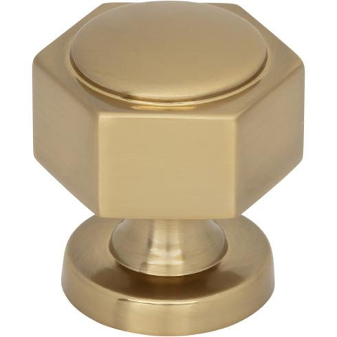 Top Knobs Stanmore 1 1/4" Length Geometric Knob, Honey Bronze - TK3320HB